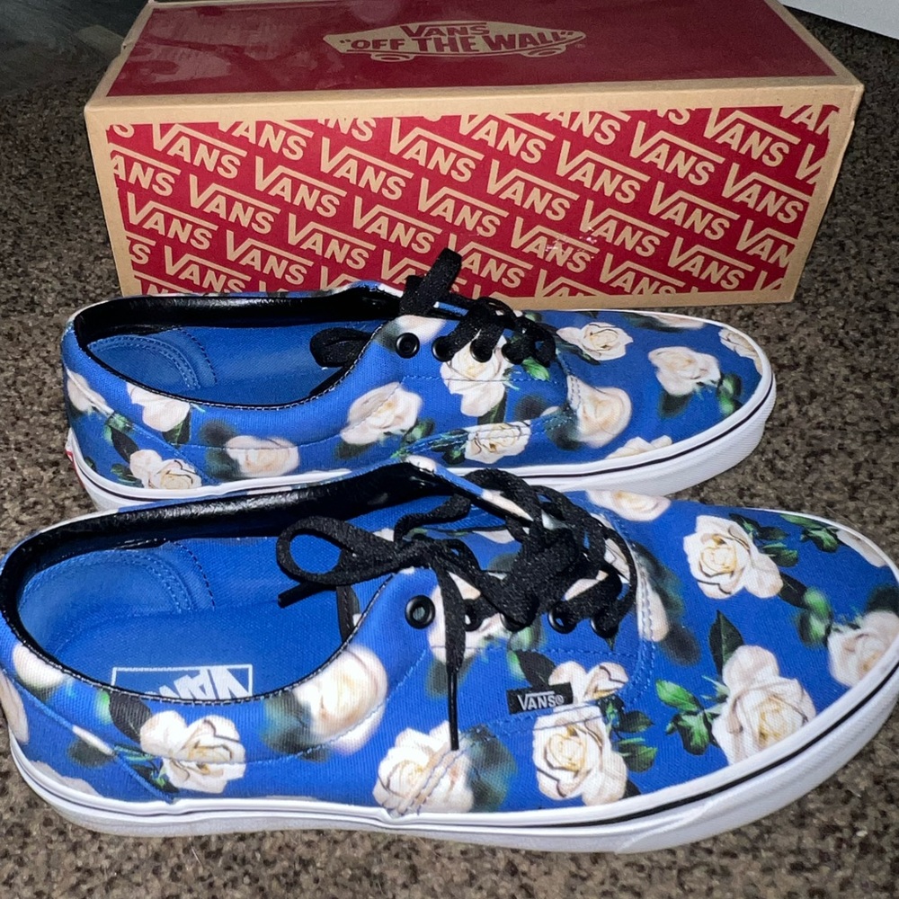 Romantic Floral Print Vans